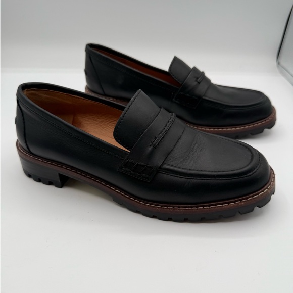 Madewell Other - Madewell Corrine lugsole loafers black size 6 women’s